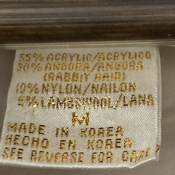 BELLDINI Angor & Rabbit Hair Long Cardigan M Beige NWOT - Picture 4 of 13